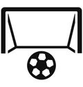 Game, goal Isolated Vector Icon that can be easily modified or edited Royalty Free Stock Photo