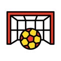 Game, goal Isolated Vector Icon that can be easily modified or edited Royalty Free Stock Photo