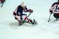 Game in ice sledge hockey Royalty Free Stock Photo