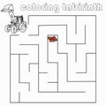 Game for kids. labyrinth