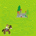 Game - labyrinth, maze, vector illustration