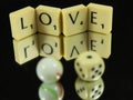 Game letters words love Spain plastic forms Form Fun