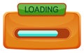 Game loading, illustration, vector