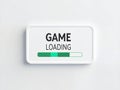 Game Loading Progress Bar White Screen Modern UI Design Royalty Free Stock Photo
