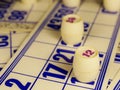 Game, bingo, cards, close-ups Royalty Free Stock Photo