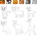 Game make the choice skin matching. Wild animals