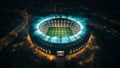 Sport landmark stadium football view building soccer field architecture city arena aerial