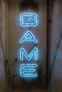 Game Neons Sign Royalty Free Stock Photo