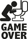 Game over after alcohol puking