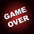 Game over background Royalty Free Stock Photo