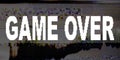Game over signal distorted display pixel noise