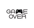 Game over symbol game icon device play controller