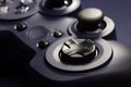 Game pad video controller, gamepad with sticks and buttons, Close Up Royalty Free Stock Photo