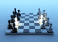 Game in a pawn. Business strategy.