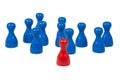 Game pawns Royalty Free Stock Photo