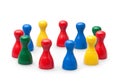 Game pawns Royalty Free Stock Photo