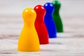 Game pawns Royalty Free Stock Photo