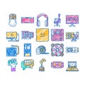 game pc computer gaming icon hand drawn