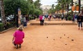 The game of Petanque Royalty Free Stock Photo