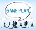 Game Plan Strategy Tactic Planning Vision Concept Royalty Free Stock Photo