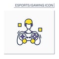 Game player color icon