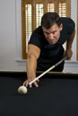 Game of pool Royalty Free Stock Photo