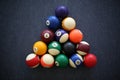 A game of pool Royalty Free Stock Photo
