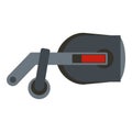 Game reality glasses icon isolated