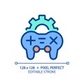 Game settings pixel perfect RGB color icon