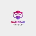 game shield logo design template vector illustration icon element Royalty Free Stock Photo