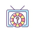 Game show RGB color icon