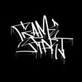 GAME START black white graffiti tag