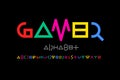 Game style font