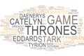 Game Of Thrones word cloud