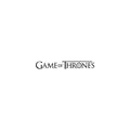 Game of Thrones logo editorial illustrative on white background