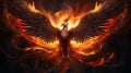 Flaming Wings: A Dark Fantasy Phoenix With Love