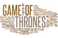 Game Of Thrones word cloud