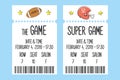 Game ticket template,cool doodle vector