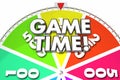 Game Time Spinning Wheel Fun Gaming