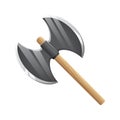 Game UI asset. Gaming user interface axe icon. vector illustration