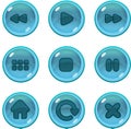 Game UI icons gui Royalty Free Stock Photo