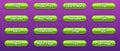 Game ui set of Buttons. GUI to build 2D games. Royalty Free Stock Photo