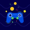 Gamefi concept. Blockchain game