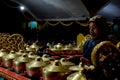 Gamelan or bonang javanese traditional instrumental music from indonesia.