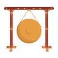 gamelan gong illustration