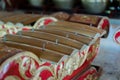 Gamelan, traditional balinese percussive music instruments in Bali and Java, Indonesia