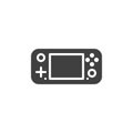 Gamepad console vector icon