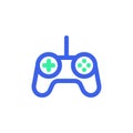 Gamepad controller line icon