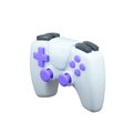 Gamepad 3d rendering icon.