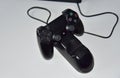 Gamepad dualshock wireless controller Sony Playstation. MINSK, BELARUS - AUGUST 27, 2020 Royalty Free Stock Photo